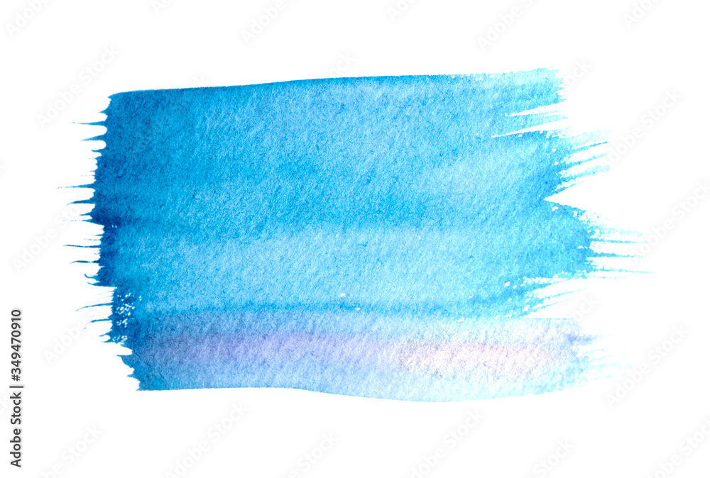 watercolor paint on white background
