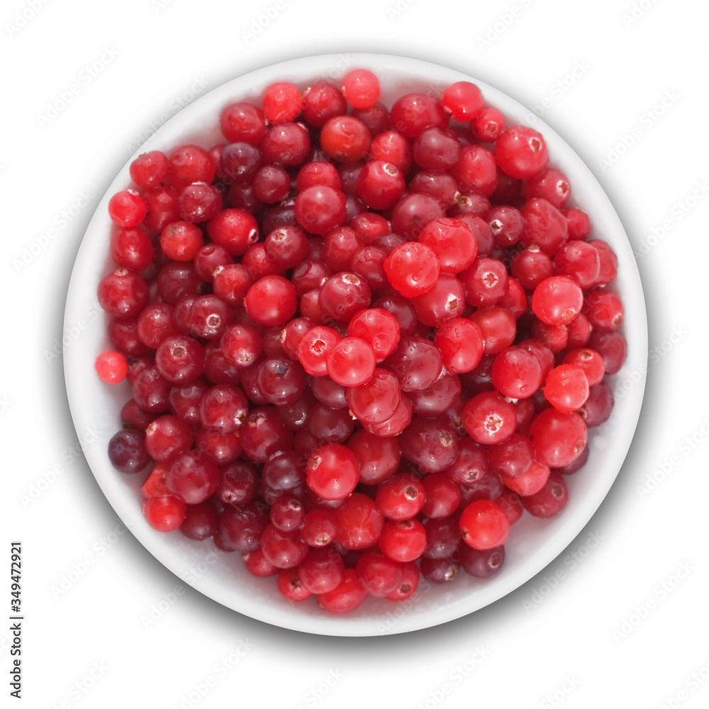 fresh cranberries on a plate fresh cranberries on a plate