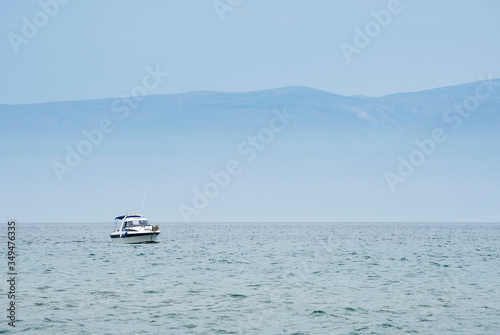 Summer landscape of Lake Baikal and Island Olkhon, Russian Federation
