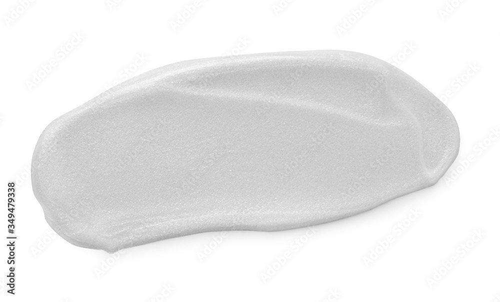 Smeared soft cream isolated Smeared soft cream isolated