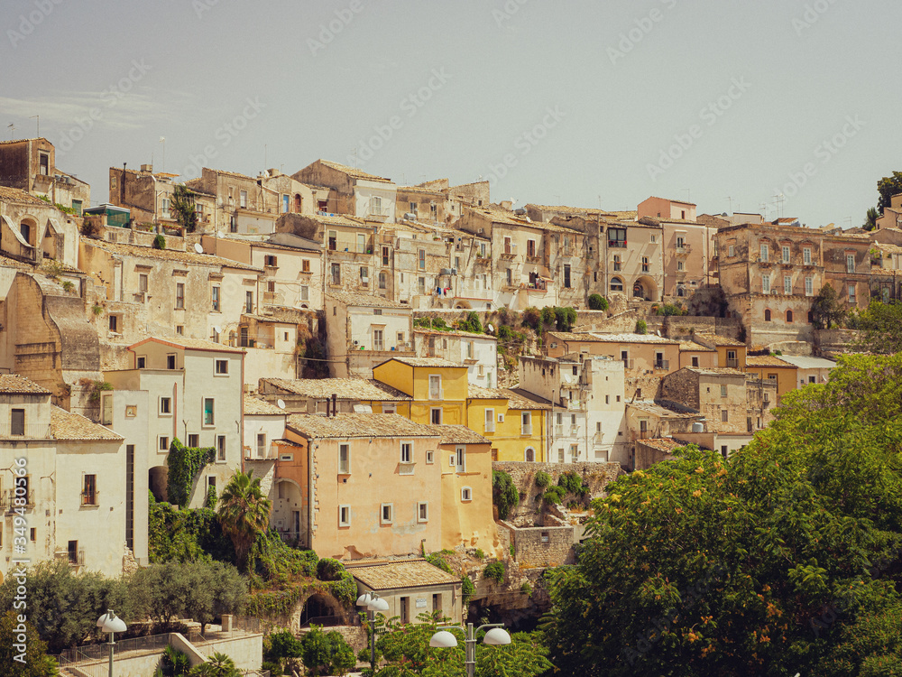 Ragusa Ibla, Sicily, Italy, old town, old style photography (11/08/2019)