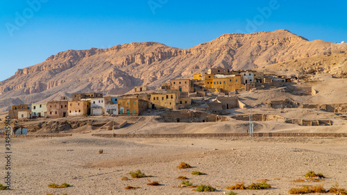 Village in the Valley of the Kings in Luxor.