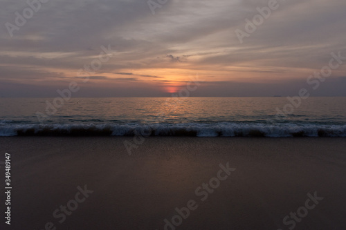 Sunset at Long Beach on Koh Lanta, Thailand, Asia