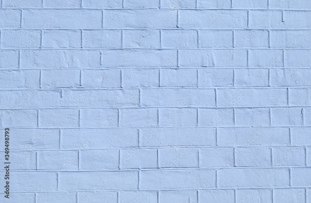 Obraz premium Abstract blue background with brickwork drawings