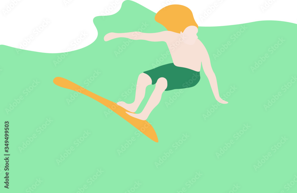 Man surfing a big wave, summer sport, sea, ocean, lake. Man surfing a big wave, summer sport, sea, ocean, lake.