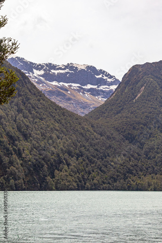 Lake Gunn. Beautiful lakes of the South Island. New Zealand photo