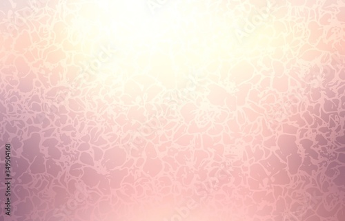 Delicate pastel pink blur background decorated floral pattern.