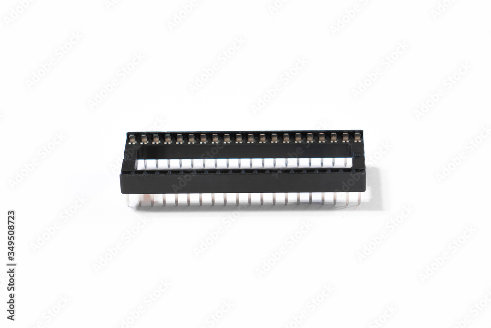 Microchip dip panel isolated on white background Microchip dip panel isolated on white background