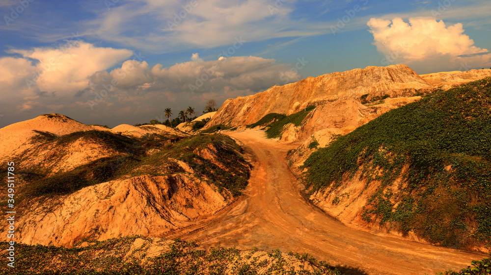 Naklejka premium sunset