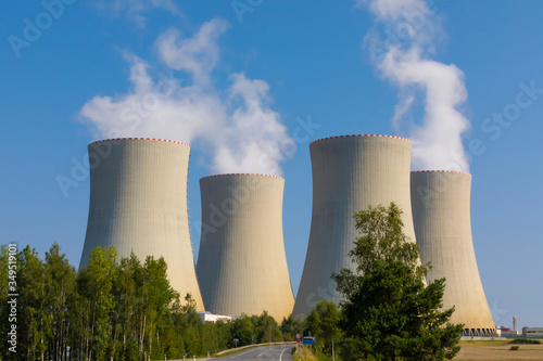 Nuclear power plant Temelin in Czech Republic Europe
 photo
