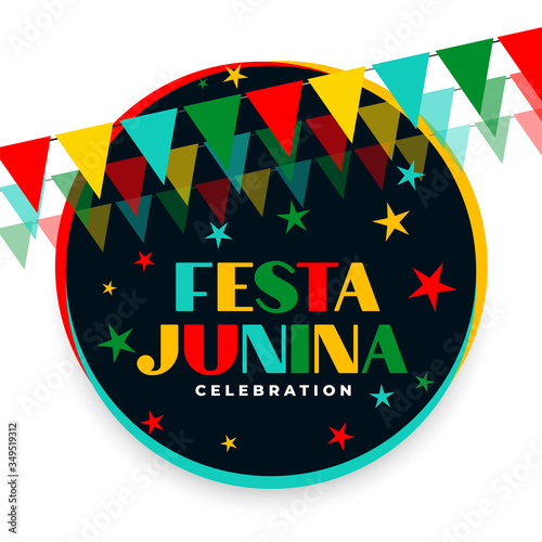 festa junina decorative festival celebration design background photo