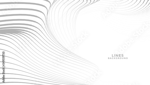 abstract flowing curve lines pattern background design © starlineart
