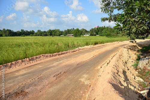 road in the countryside