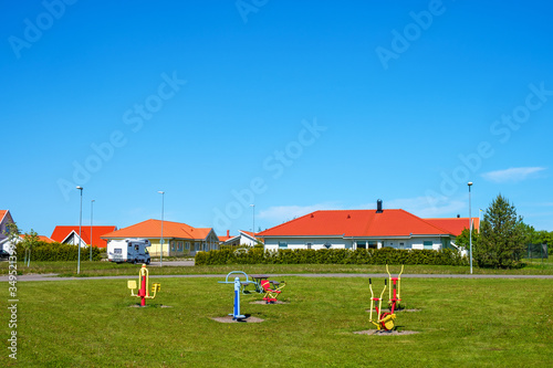 Playground at a residential area