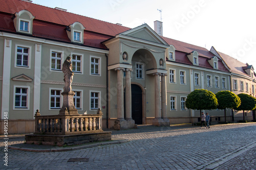 building, architecture, house, city, old, street, town, home, europe, sky, palace, travel, blue, houses, facade, landmark, exterior, museum, historic, castle,wroclaw,poland
