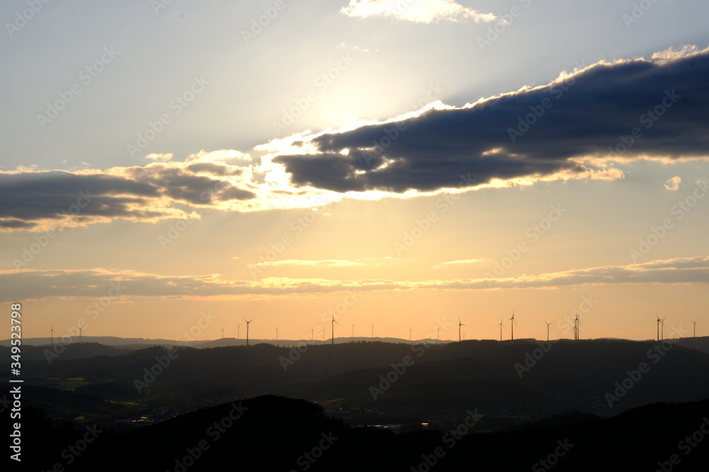 Obraz premium Himmel abends