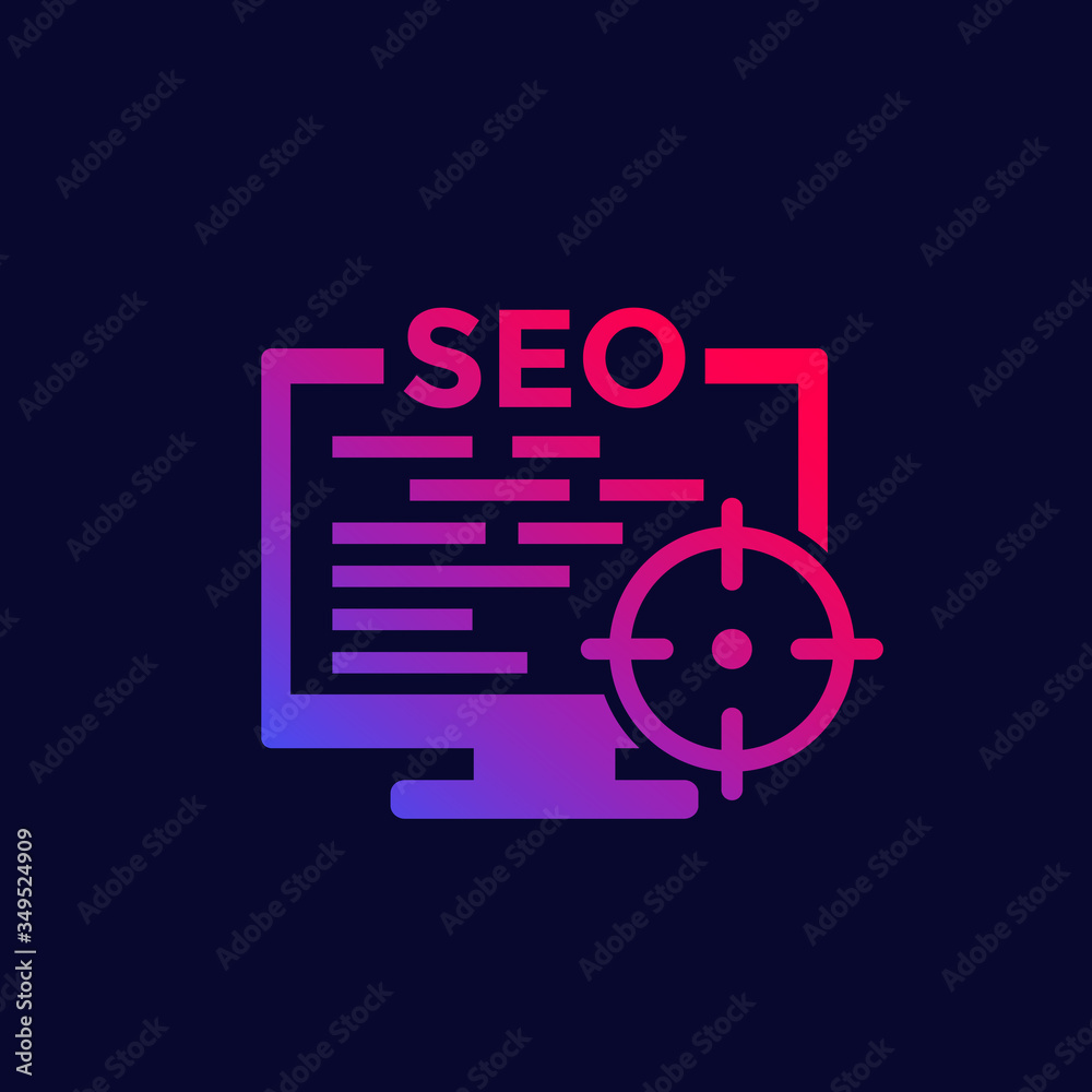 seo targeting icon for web seo targeting icon for web