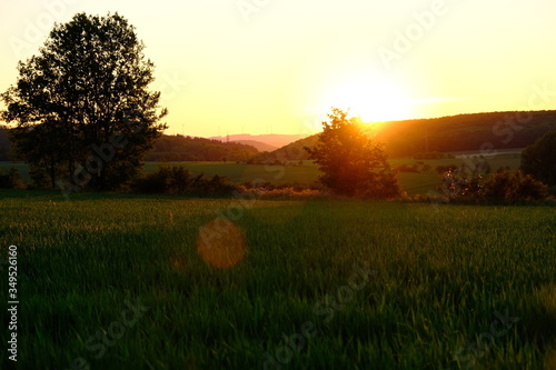 Landschaft Abend