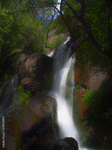 Long exposure of waterfalls in the Jerte Valley