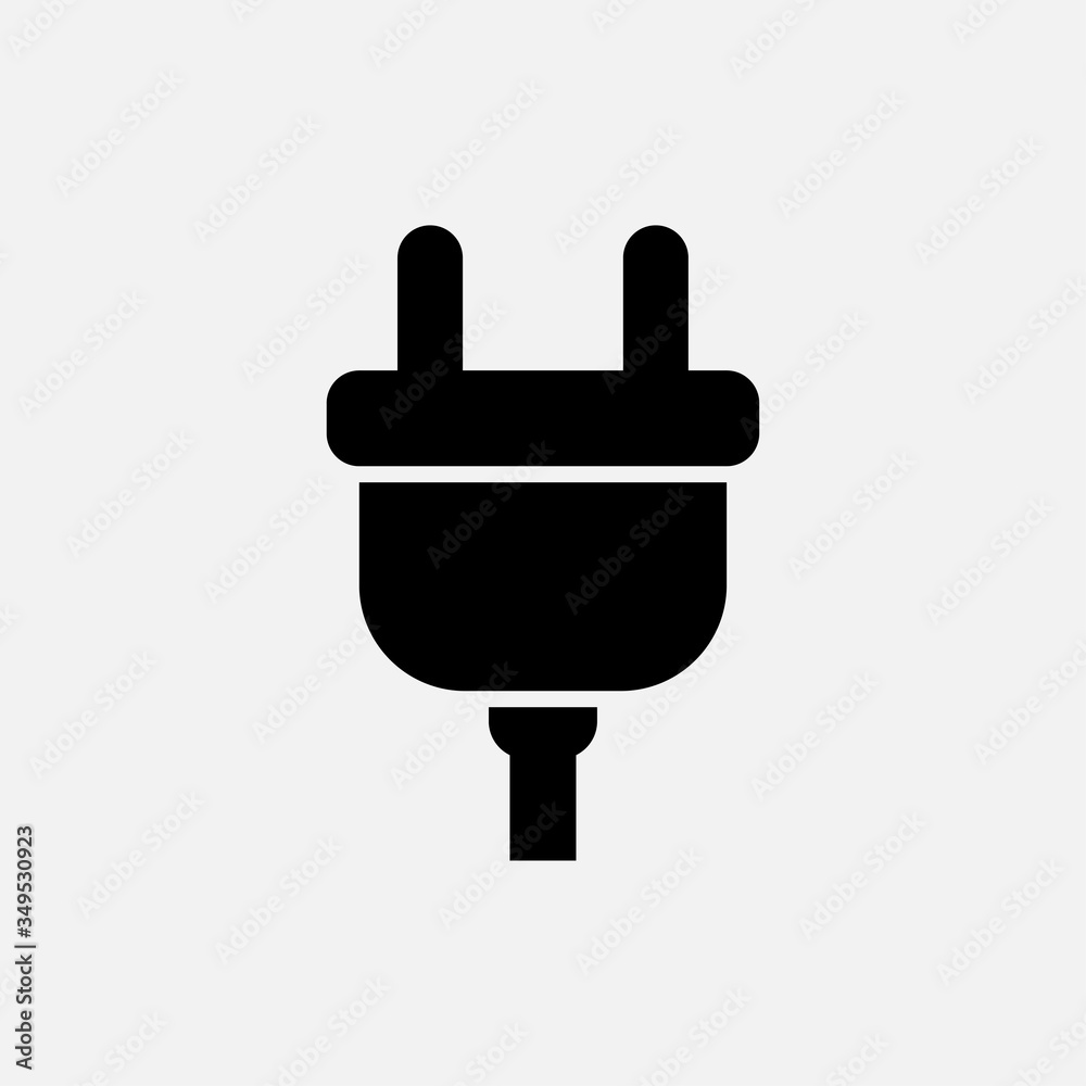 Electric plug icon Electric plug icon