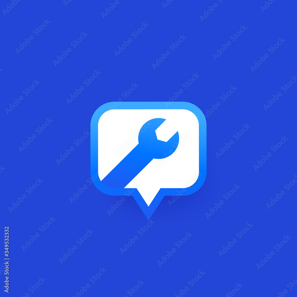 service chat, support icon, vector service chat, support icon, vector