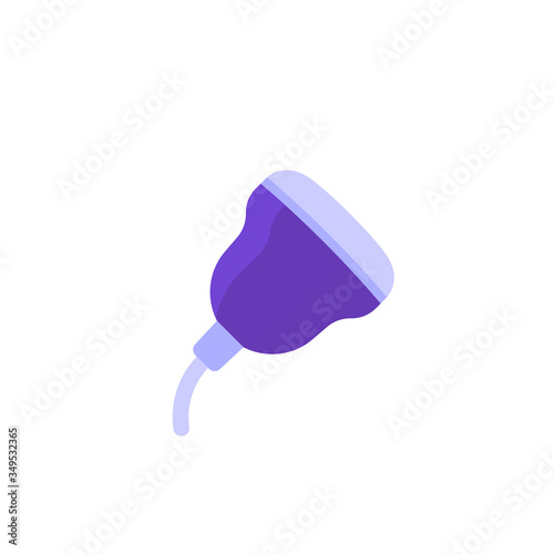 ultrasound, sonography, medical icon on white