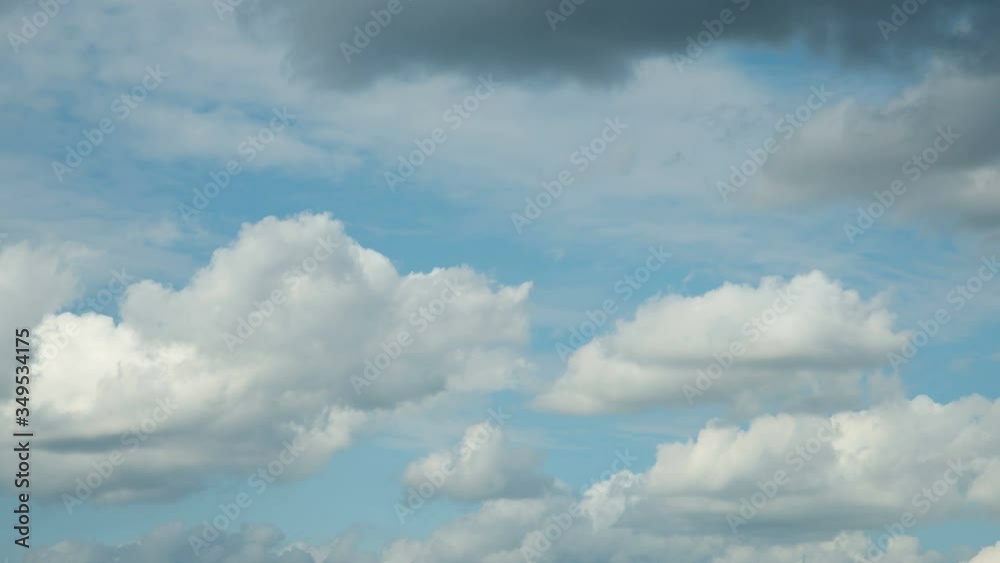 Blue sky becoming gradually cloudy and finally full of dark and stormy clouds Blue sky becoming gradually cloudy and finally full of dark and stormy clouds