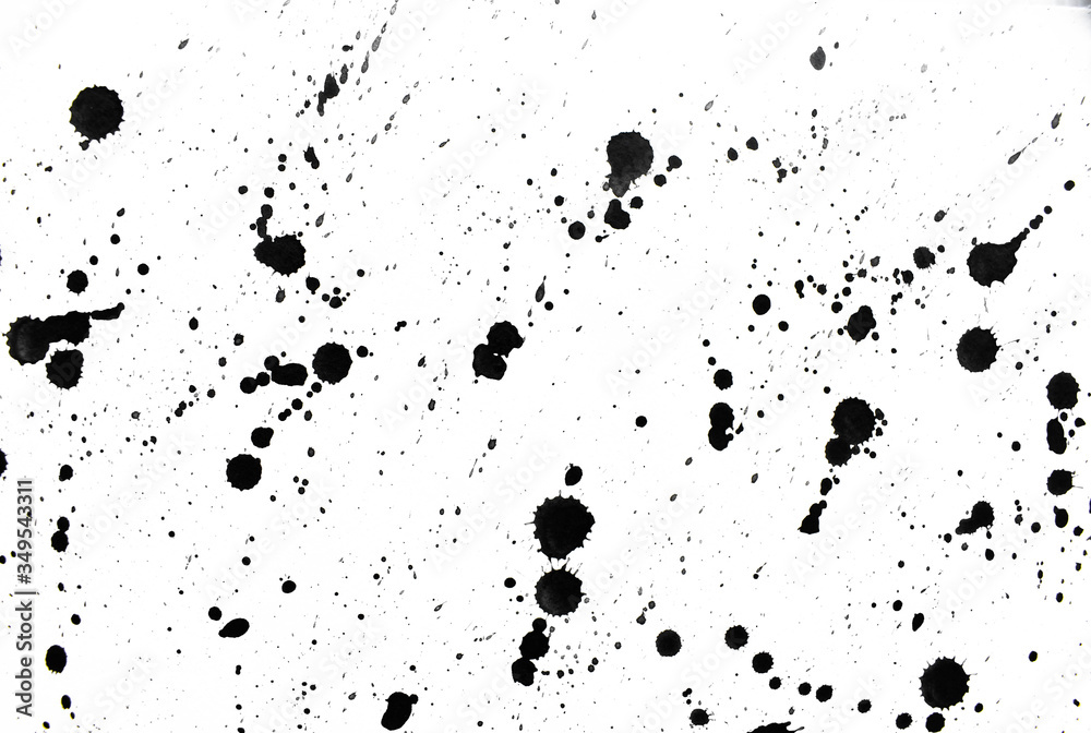 Background splash black on paper. Creative abstract art from ink and watercolor. Background splash black on paper. Creative abstract art from ink and watercolor.