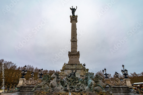 Monument aux Girondins in Bordeaux, France