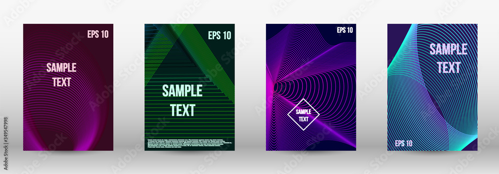 Geometric template with lines Geometric template with lines