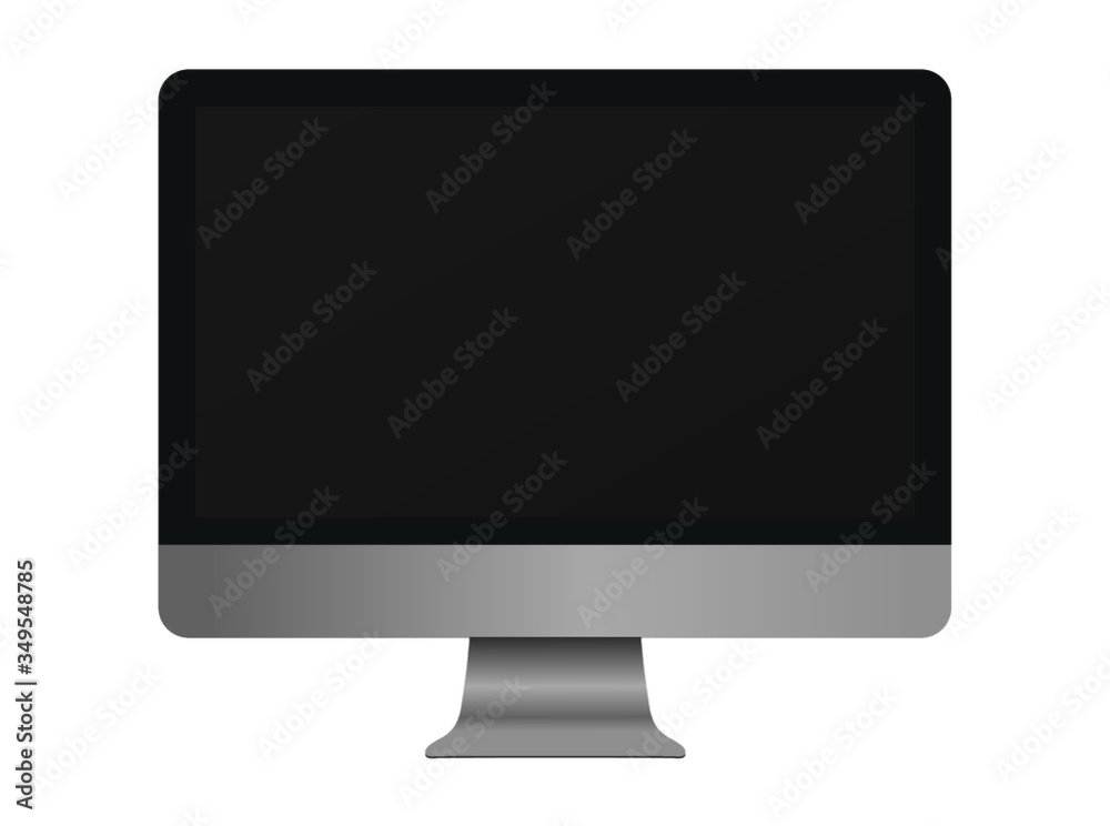 Mac computer monitor vector Mac computer monitor vector