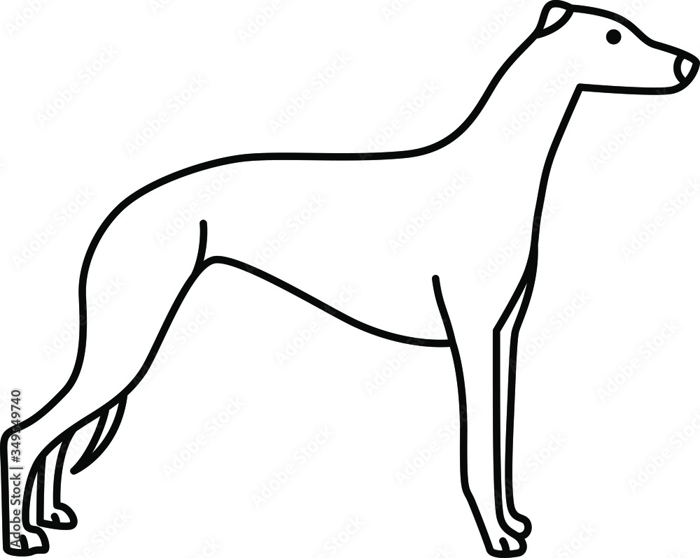 An icon illustration of a Greyhound An icon illustration of a Greyhound