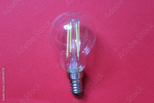 Isolated image of a led light bulb
