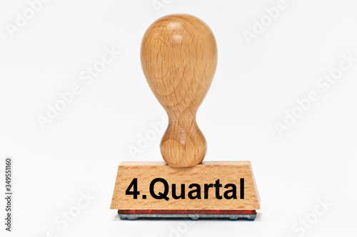 Plakat w ramie Stempel 4. Quartal
