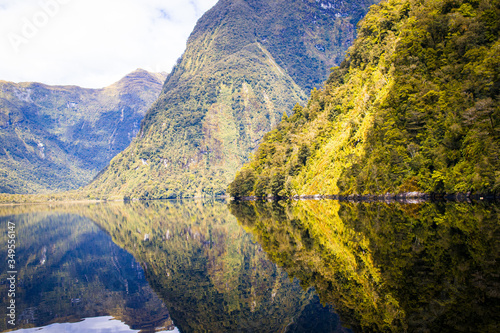Doubtful Sound   Milford Sound in Neuseeland - Spiegelung perfekt