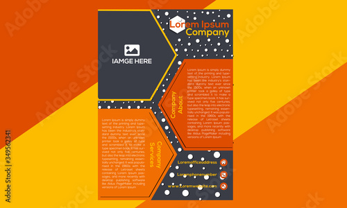 Brochure flyer design, template vector Design, Leaflet presentation Design, layout in A4 size.