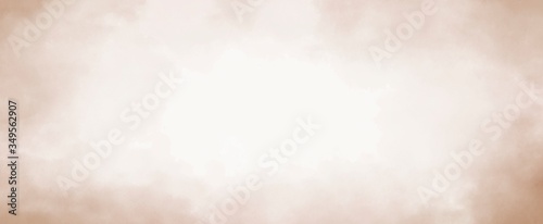 brown watercolor background hand-drawn with copy space for text or image with soft lightand. paper illustration desktop site