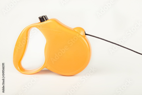  yellow retractable collar for dogs