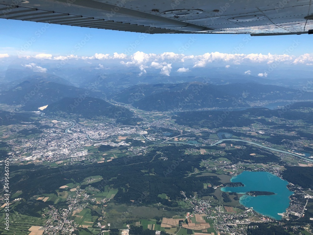 Bled Slovenien Luftaufnahme
