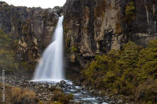 Taranaki Wasserfall  Wasserfall  Tongariro Nationalpark  Nordinsel  Neuseeland