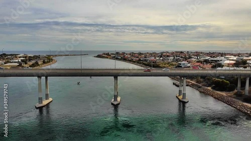 Dawesville Channel is an artificial channel between the Peel-Harvey Estuary and the Indian Ocean at Dawesville, about 80 km south of Perth photo