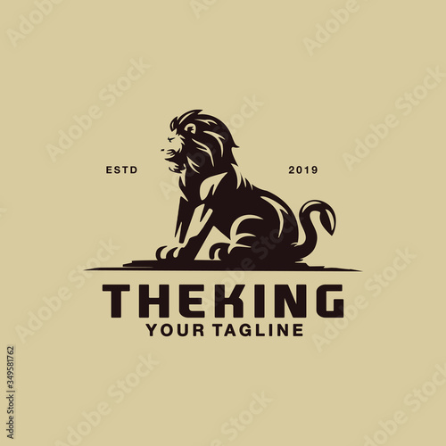 Lion Logo Design Template Idea