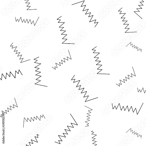 
Collection of pattern patterns - seamless. Black and white mosaic textures. Trendy design for print, fabric, textile