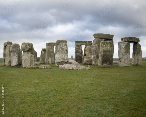 Stonehenge on a cloudy day