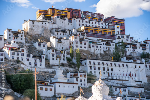 Thiksey monastery in Leh, Ladakh, India. photo