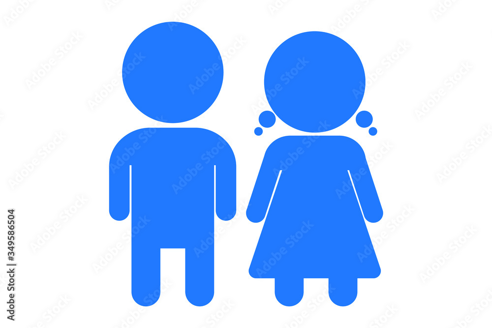 modern kids icon. child icon modern kids icon. child icon