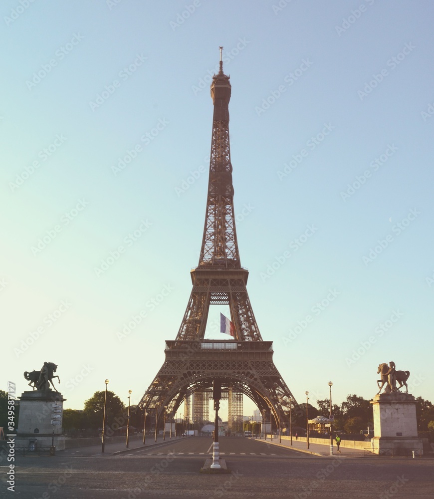 Obraz premium TOUR EIFFEL TROCADERO