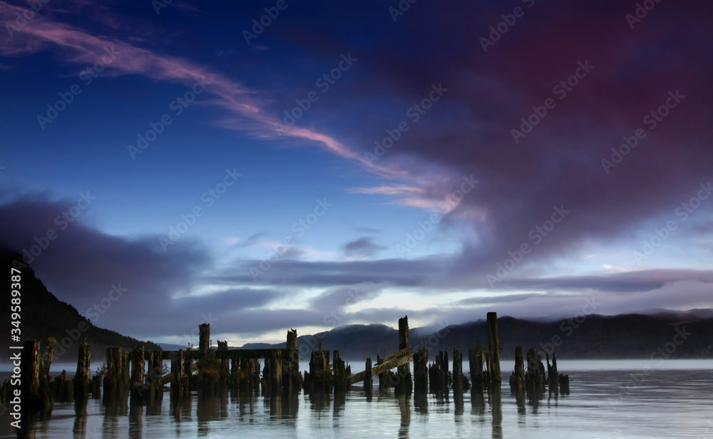 Long exposure image taken at Loch Ness