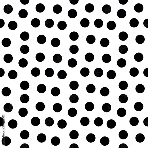 black and white dots