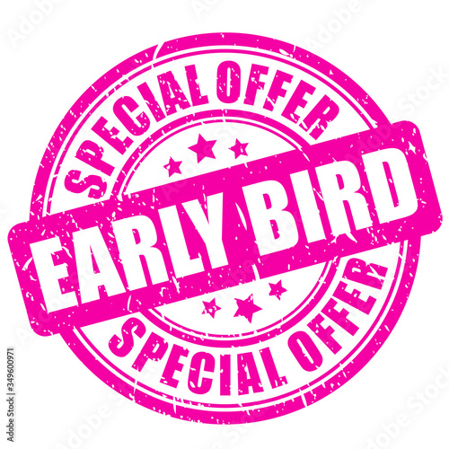 Pink stamp early bird offer